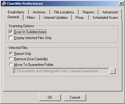 Configuration Screen